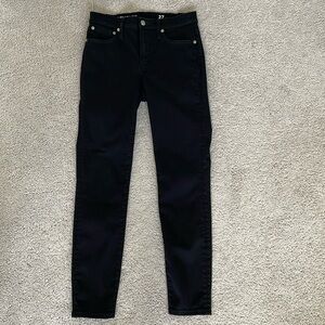 J. Crew classic toothpick Jean in black
